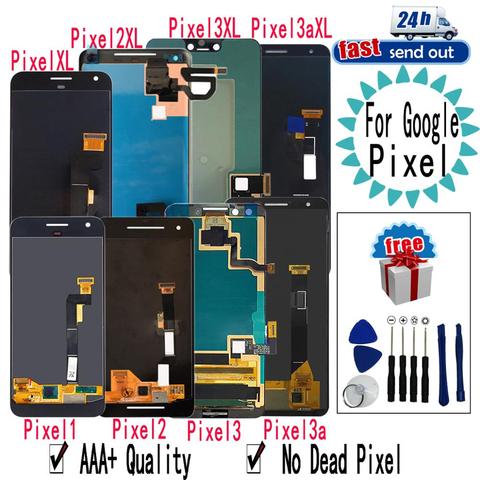 AMOLED pour Google Pixel 2 3 3A 4 XL LCD écran tactile numériseur assemblée remplacement pour Google Pixel XL 2XL 3XL 3axis 4XL ► Photo 1/6