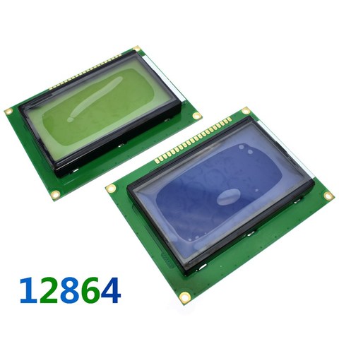 Module d'affichage LCD rétroéclairé de couleur bleue graphique de 12864 128x64 points pour arduino raspberry pi ► Photo 1/6