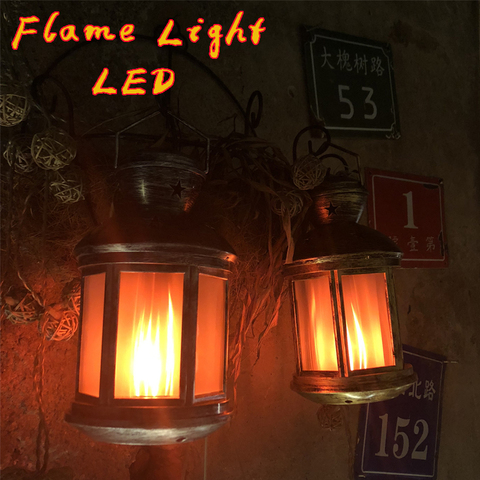 Ampoule LED effet flamme 2022, lumière du vent créative, décoration Vintage pour la maison, cadeaux d'halloween et de noël ► Photo 1/6