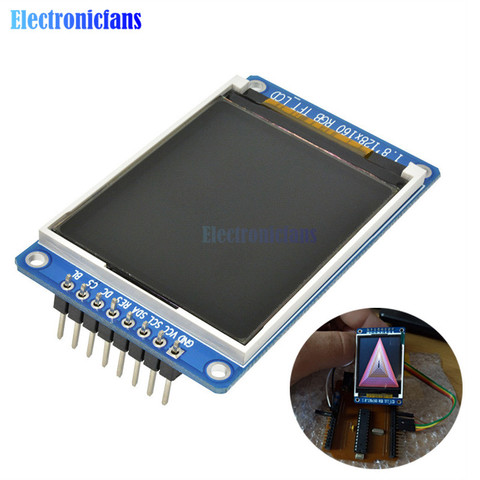 Bloc d'alimentation OLED pour Arduino, KIT de bricolage, écran LCD TFT couleur 1.8x1.8, Module ST7735S 128 V, 160 pouces, 128x160 SPI ► Photo 1/6