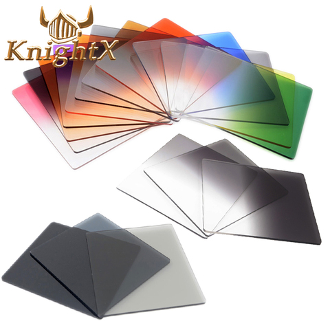 KnightX – filtre carré de couleur graduée, de densité neutre, pour nikon canon D5200 D5300 D5500 52MM 55MM 58MM 62MM ► Photo 1/1