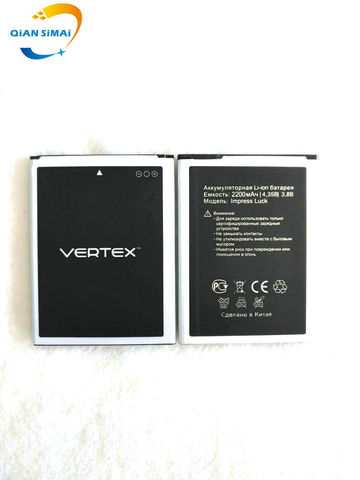 Nouveau 100% haute qualité impressionner chance batterie pour Vertex chance téléphone + code de suivi ► Photo 1/3