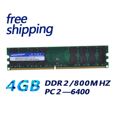 KEMBONA-4 go DDR2, PC2-6400 MHz, 800, RAM, ordinateur de bureau DIMM, 240 broches, pour système A-M-D, neuf ► Photo 1/4