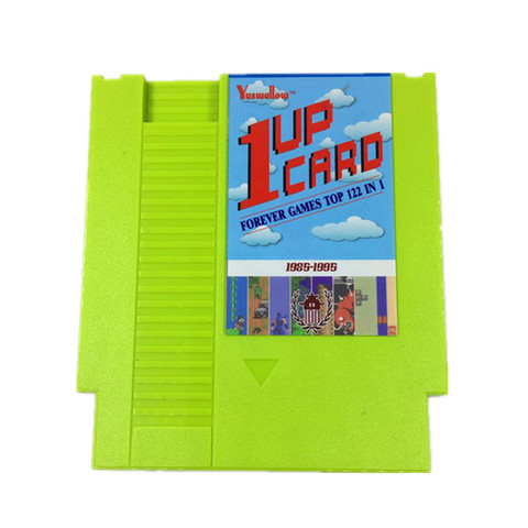 1 up cart 122 en 1 jeu cartouche Contra/terre/Megaman 123456 72 broches 8 Bit carte de jeu ► Photo 1/5