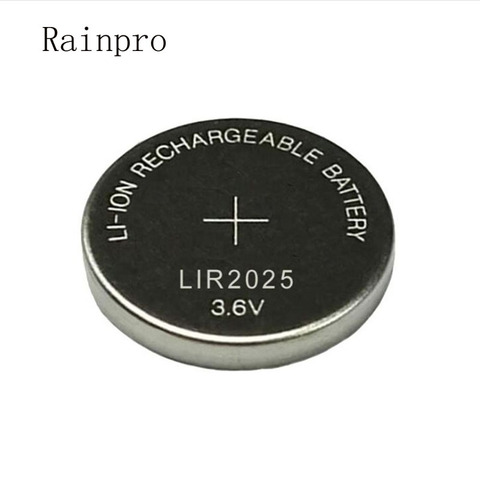 Rainpro 2 pièces/lot LIR2025 2025 nouvelle batterie rechargeable bouton 3.6V batterie rechargeable lithium-ion ► Photo 1/1