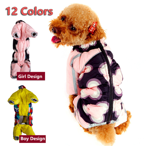 Nouveau chiot chien vêtements pour animaux de compagnie de luxe vestes à glissière petit grand XXL Animal de compagnie hiver chaud Yorkshire teckel chat produits ► Photo 1/6