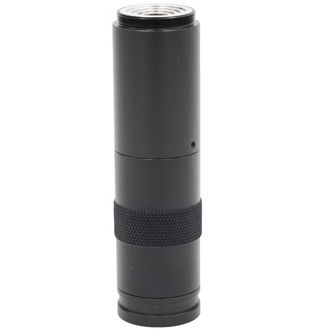 Microscope industriel caméra lentille c-mount verre 180X caméra loupe grossissement Zoom réglable loupe oculaire ► Photo 1/5