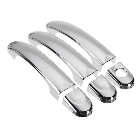 6x Chrome 3 poignée de porte couvercle garniture ensemble pour VW Transporter T5 Caravelle Caddy Multivan 03-09 ► Photo 1/6