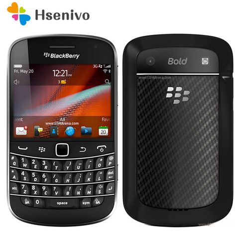 Blackberry 9900 remis à neuf-téléphone portable Blackberry 9900 d'origine 3G QWERTY + écran tactile 2.8 'WiFi GPS 5.0MP 8GB ROM blackberry ► Photo 1/3