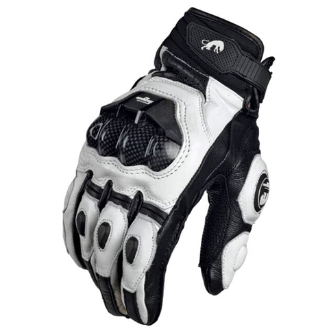 Gants de Moto respirants, en cuir, en Fiber de carbone, pour course, pour vélo, pour faire du vélo, pour faire du sport ► Photo 1/5