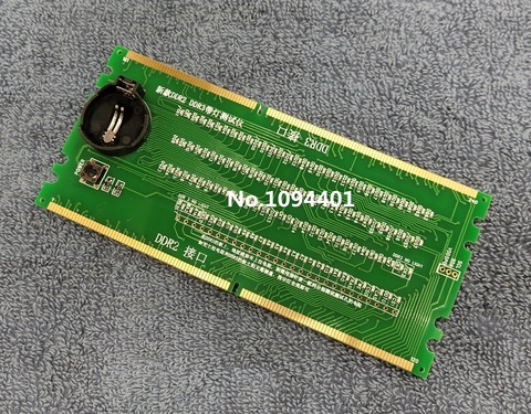 Carte mère DDR2/DDR3 flambant neuve pour ordinateur de bureau, 1 pièce, testeur de fente mémoire, avec LED ► Photo 1/5