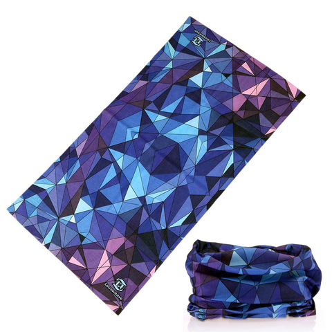 Bandeau Bandana fonctionnel sans couture, cache-cou en molleton bleu, automne hiver, tubulaire magique masculin, écharpe anneau 3D ► Photo 1/4