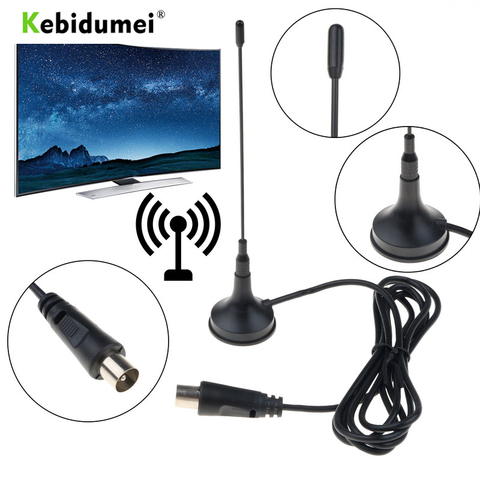 Kebidumei DVB-T/T2 5DBi antenne intérieure Mini antenne TV antenne numérique pour DVB-T TV HDTV facile à installer ► Photo 1/6