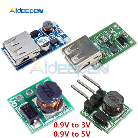 Convertisseur de tension 0.9-5V à 5V 0.9-3V à 3.3V | Module Step Up, convertisseur de tension 1.5V 1.8V 2.5V 3.3V 3.7V 4.2V V 600MA ► Photo 1/6