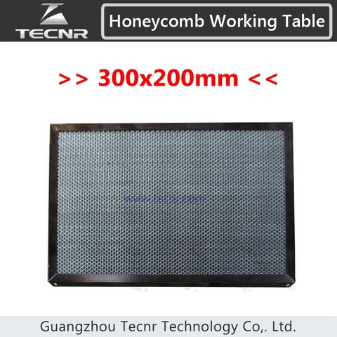 Table de travail en nid d'abeille 300*200MM pour les pièces de machine d'équipement de laser de découpeuse de laser de CO2 ► Photo 1/2