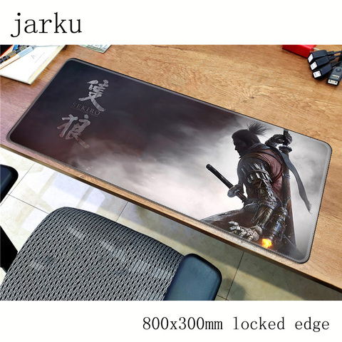 Sekiro-tapis de souris pour gamer imprimé HD, tapis pour souris de bureau avec gadgets ergonomiques, haute qualité, 800x300x2mm ► Photo 1/4