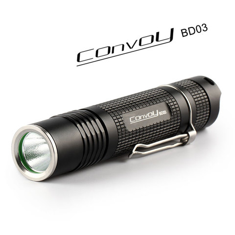 Convy – lampe de poche BD03 CREE XML2 U2 18650, torche, lanterne, autodéfense, lampe de camping ► Photo 1/1