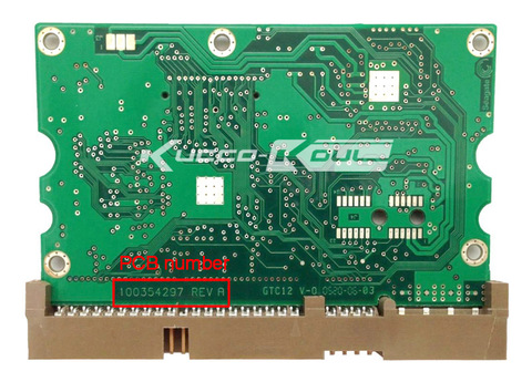 Le disque dur partie la carte électronique 100354297 de carte mère de carte PCB pour Seagate 3.5 IDE/réparation de disque dur de récupération de données de disque dur de PATA hdd ► Photo 1/3