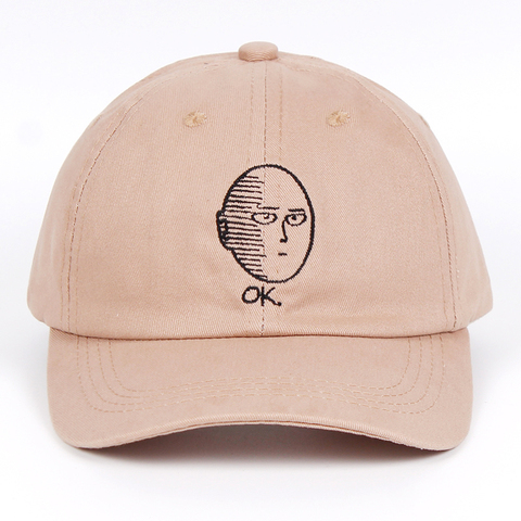 ONE PUNCH – casquette de baseball 100% coton pour hommes et femmes, chapeau brodé, humoristique ► Photo 1/6