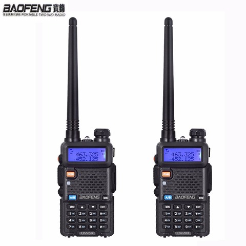 Baofeng – casque Radio amateur walkie-talkie uv-5r, Station de radio bidirectionnelle, double bande Vhf Uhf Mobile uv5r CB amador, 10 km, 2 pièces, nouveau ► Photo 1/6