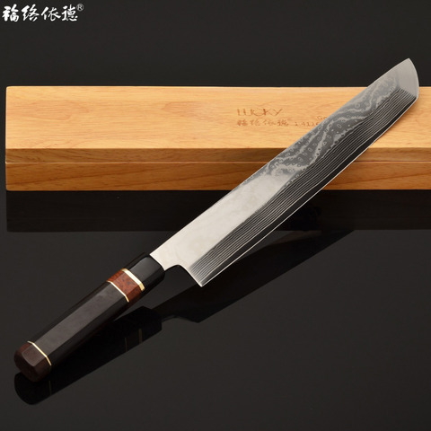 Couteau à Sushi japonais de 10.5 pouces, ustensile de cuisine japonais VG10, damas en acier, filet de poisson, Sashimi, couteau de Chef, Super tranchant 3.1W ► Photo 1/6