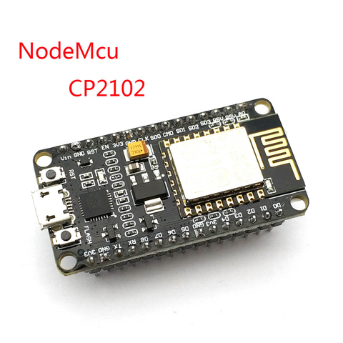 Module sans fil NodeMcu Lua WIFI Internet des objets basé sur ESP8266 CP2102 avec antenne pcb et port usb ► Photo 1/4