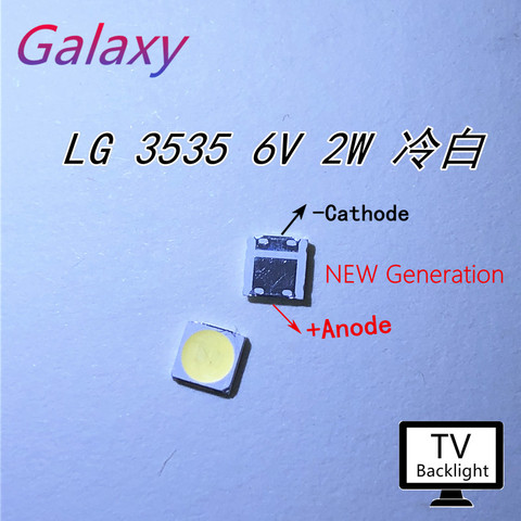 LG Innotek – rétroéclairage LED LCD blanc froid, 2W, 6V, 100, pour Application TV, 3535 pièces ► Photo 1/5
