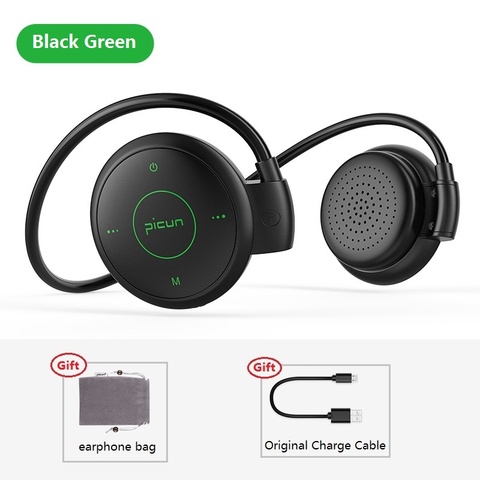 Picun – écouteurs sans fil Bluetooth T6, casque d'écoute étanche, MP3, réduction du bruit, Support de carte TF ► Photo 1/6