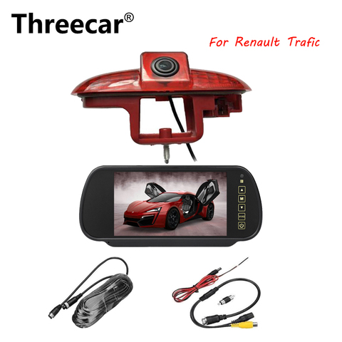 Threecar – caméra de recul avec feu stop et vision nocturne, étanche, pour voiture Renault (2001 – 2014) ► Photo 1/6