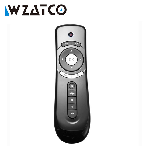 WZATCO – Mini Fly T2 Air Mouse 2.4G, Gyroscope sans fil pour BOX TV Android, lecteur multimédia avec détection de mouvement 3D ► Photo 1/6