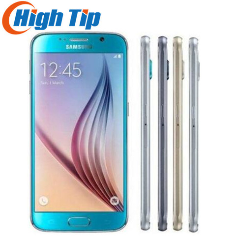 Samsung Galaxy S6 G920F S6 Bord G925F G925P Original Débloqué Téléphone Portable Octa Core 32 gb ROM 16MP 5.1