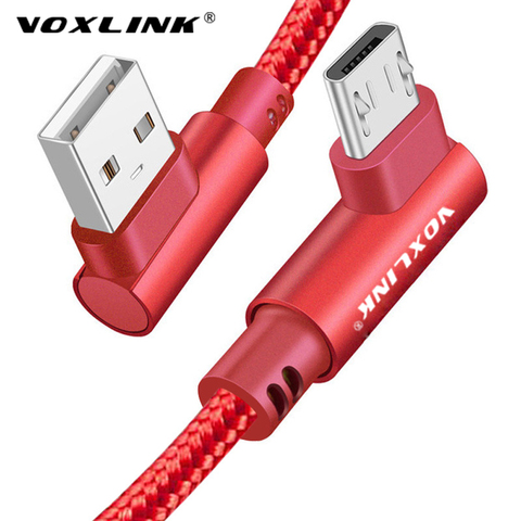 VOXLINK – câble Micro USB pour recharge rapide et transfert de données, cordon pour téléphone portable, compatible avec Samsung xiaomi lenovo huawei HTC Meizu Android ► Photo 1/6