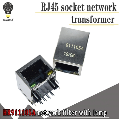 10 pièces/lot connecteur RJ45 Original HR911105 HR911105A transformateur de réseau d'impression Laser ► Photo 1/6
