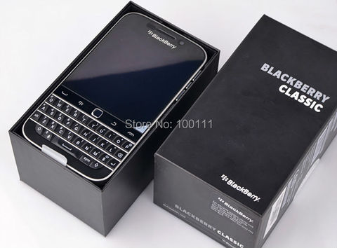 Téléphone portable d'origine BlackBerry Classic Q20 débloqué double noyau 2GB RAM 16GB ROM 8MP caméra clavier AZERTY, livraison gratuite ► Photo 1/3