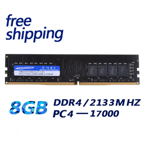 KEMBONA – mémoire de serveur d'ordinateur de bureau, modèle DDR4, capacité 8 go 8 go, fréquence d'horloge 2133/1.2 mhz, ram PC17000, tension 2666 V, nouvelle collection, compatible avec INTEL et A-M-D ► Photo 1/1