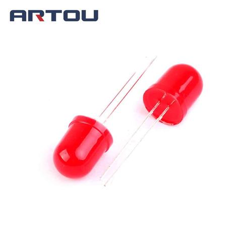 Lampe LED rouge à Diode Ultra brillante, 10mm, 20 pièces ► Photo 1/1