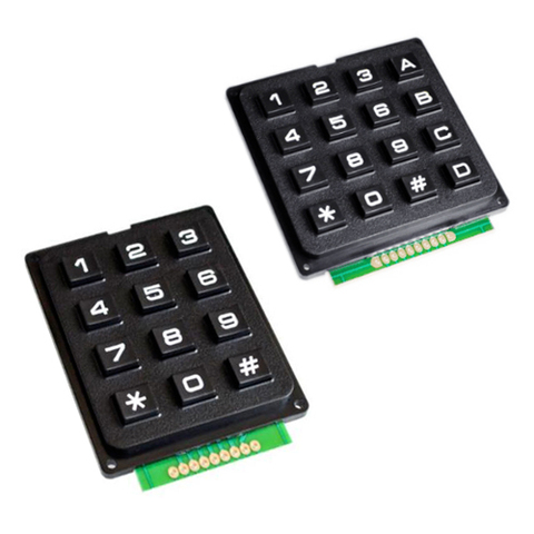 Module de clavier matriciel 4x4 3x4, en plastique, pour contrôleur Arduino, avec PIC, tampon AVR, Sml 4*4 3*4 ► Photo 1/3