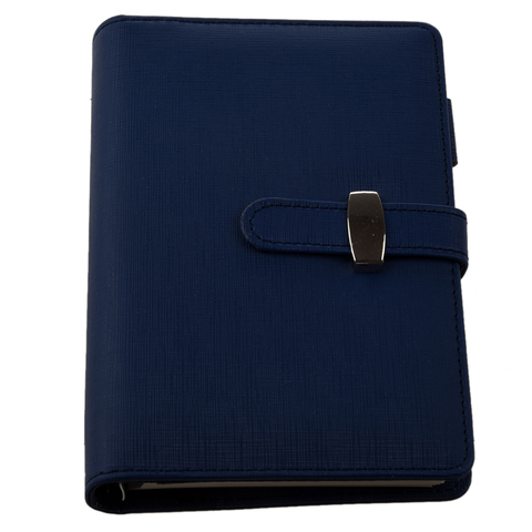 Mode organisateur de poche planificateur cahiers en cuir Filofax journal portable pour Agenda quotidien Agenda bleu ► Photo 1/6