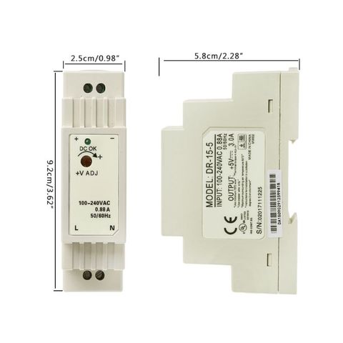 DIN Rail alimentation industrielle | 5V 12V 15V 24V, alimentation à découpage, nouveau ► Photo 1/6