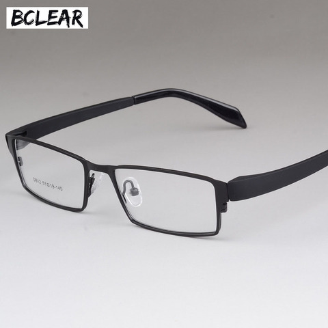 BCLEAR – monture de lunettes en alliage de titane pour hommes, branches flexibles, jambes, galvanoplastie IP, matériau en alliage, cadre complet, lunettes de Spectacle ► Photo 1/1