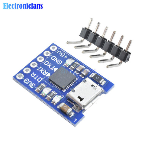 Convertisseur série Micro USB 6 broches STC CP2102 USB 2.0 à UART TTL, Module adaptateur pour remplacer FT232 avec broches ► Photo 1/6