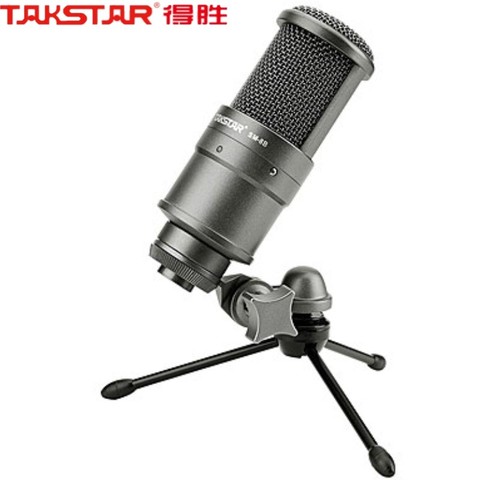TAKSTAR – microphone à condensateur pour enregistrement et radiodiffusion en direct, son, chant ► Photo 1/4