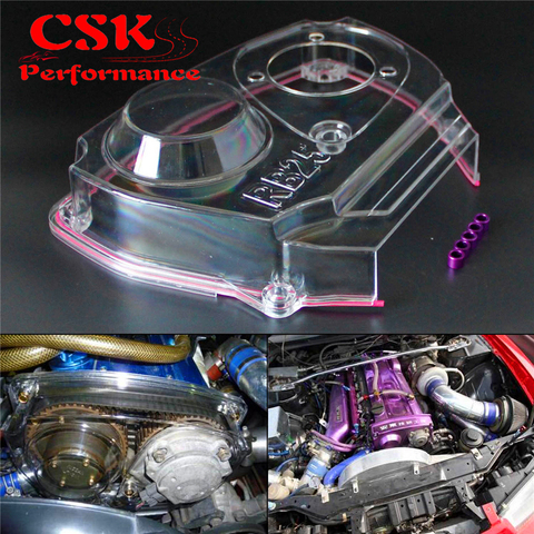 Couvercle de courroie de distribution pour Nissan Skyline R32, R33, GTS RB25DET, poulie de came transparente ► Photo 1/1