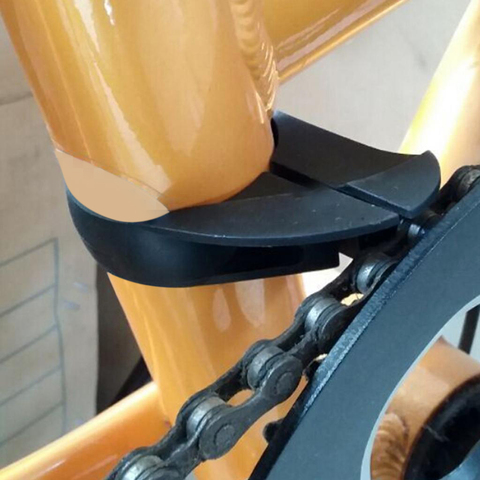 Chaîne de vélo pratique déflecteur résistant à la chute chaînes à vitesse unique collier de guidage avec vis de montage pièces de vélo ► Photo 1/6