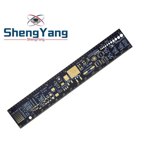 ShengYang PCB Règle Pour Les Ingénieurs en Électronique Pour Les Geeks Responsables Pour Arduino Ventilateurs PCB Référence Règle PCB Unités D'emballage v2-6 ► Photo 1/6