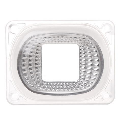 Réflecteur d'objectif LED pour lampes COB LED, objectif de PC + réflecteur + couvercle de bague en Silicone # Sep.08 ► Photo 1/6