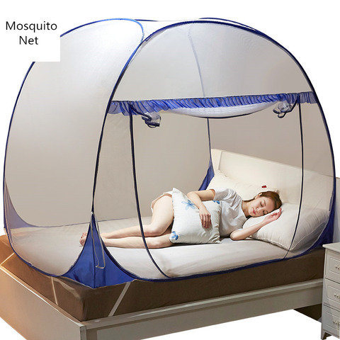 Filet Moustiquaire pour lit simple Double | Nouveau filet de Moustiquaire, pour tente d'enfant, décoration de maison, plein air, klamboe ► Photo 1/6