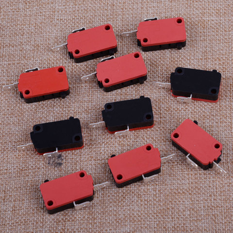 LETAOSK – interrupteur de porte de four à micro-ondes, 10 pièces, noir, rouge et argent, pour LG GE Starion SZM-V16-FD-63 SZM-V16-FA-63 ► Photo 1/3