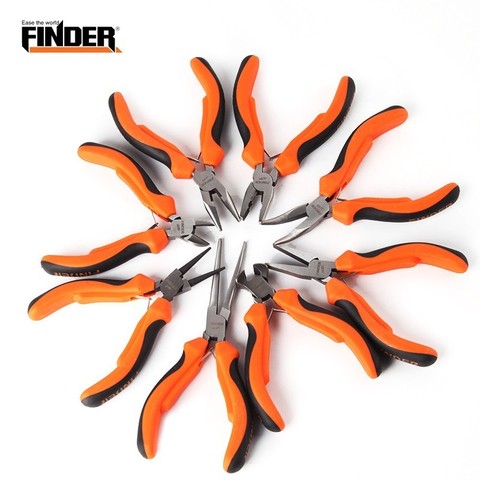 FINDER 4.5 pouces Mini pince électronique ciseaux fils coupe Cutter main réparation outil bijoux fil dénudeur Multitool pince à épiler ► Photo 1/6