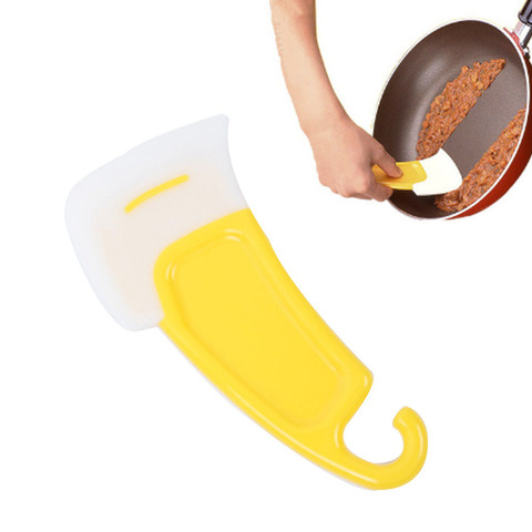 Grattoir de nettoyage de casseroles en Silicone, spatule de cuisine, cuisson de gâteaux, outils de pâtisserie, poêle à frire sale, Pot, brosse de lavage ► Photo 1/4